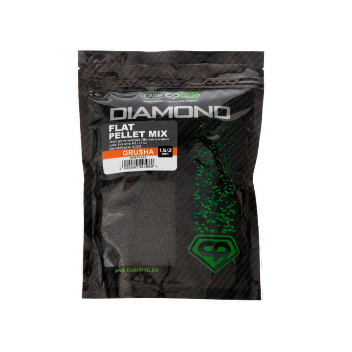 Пеллетс Carp Pro Diamond Flat Pellets Mix 1.5/2mm Grusha