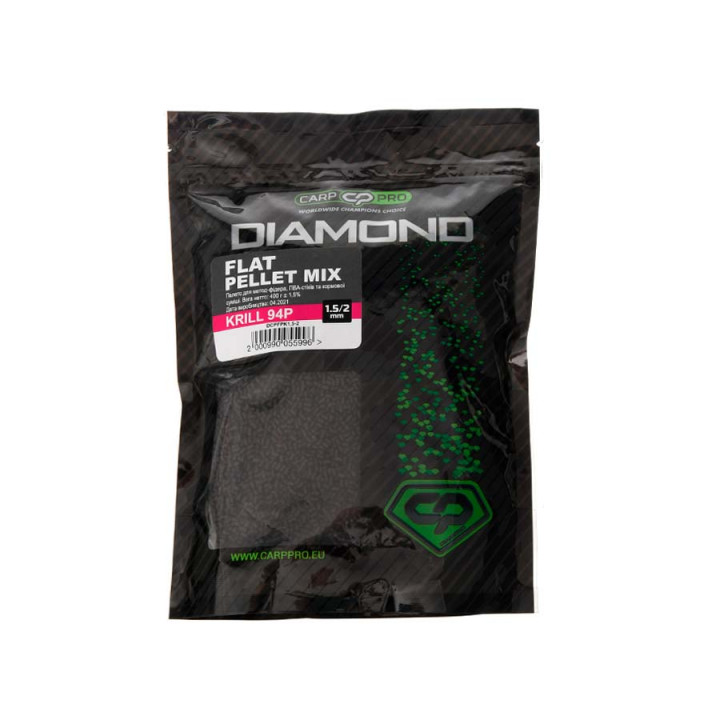 Пеллетс Carp Pro Diamond Flat Pellets Mix 1.5/2mm Krill 94P