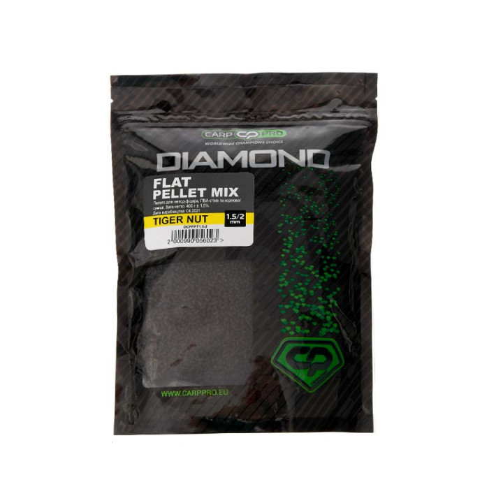 Пеллетс Carp Pro Diamond Flat Pellets Mix 1.5/2mm Tiger Nut