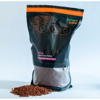 Пеллетc Технокарп Flavored Carp Pellets 1kg 3mm Krill