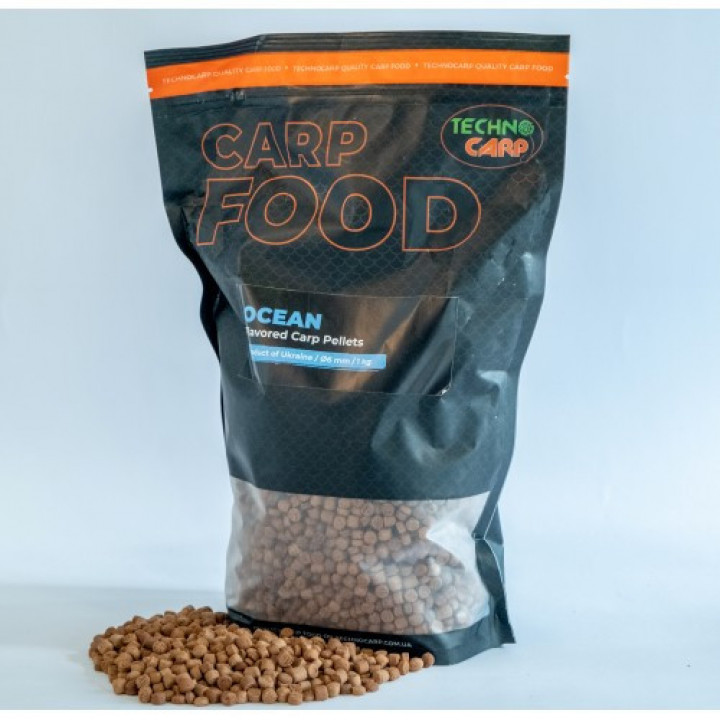 Пеллетс Технокарп Flavored Carp Pellets Ocean