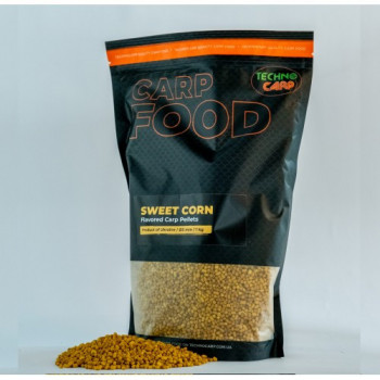 Пеллетc Технокарп Flavored Carp Pellets 1kg 3mm Sweetcorn