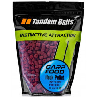 Пеллетс насадковий Tandem Baits Carp Food Hook Pellets 12mm 1kg Black Halibut