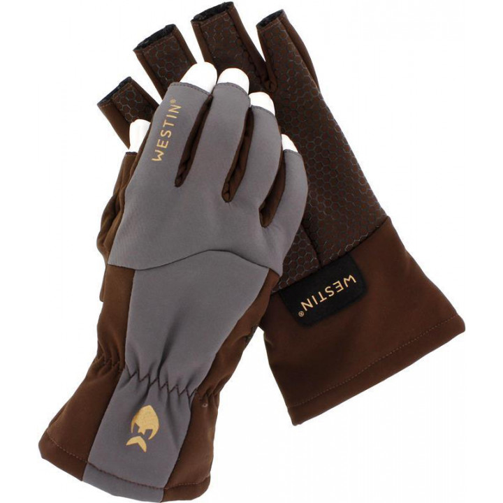 Рукавички Westin W4 QuickGrip Half-Finger Glove Chestnut Grey M