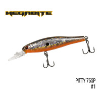 Воблер Megabite Pitty 75 SP 75mm 7.8g до 1.8m 1