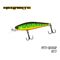 Воблер Megabite Pitty SB 65 SP 65мм 6.1g до 1.5м 217