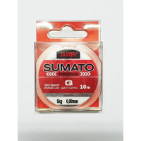 Плетенка Jaxon Sumato Premium 10m 0.10mm 7kg Тёмно-зелёный