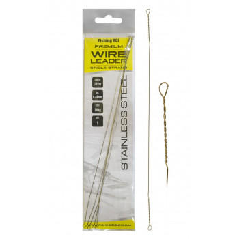 Поводок струна Fishing ROI Wire Leader 0.28mm 12cm 12