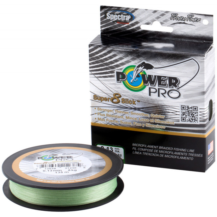 Шнур Power Pro Super 8 Slick 135m Aqua Green 0.15mm 10kg/22lb