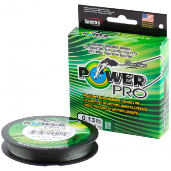 Шнур Power Pro 1370m Moss Green 0.13mm 8kg/18lbs