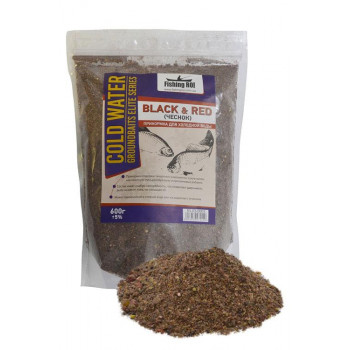 Прикормка Fishing ROI Elite Series Cold Water Black & Red чеснок