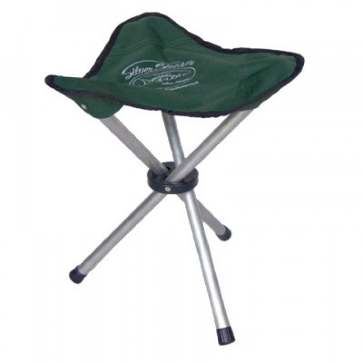 Табурет розкладний середній алюмінієвий (зелений колір) XD32-А