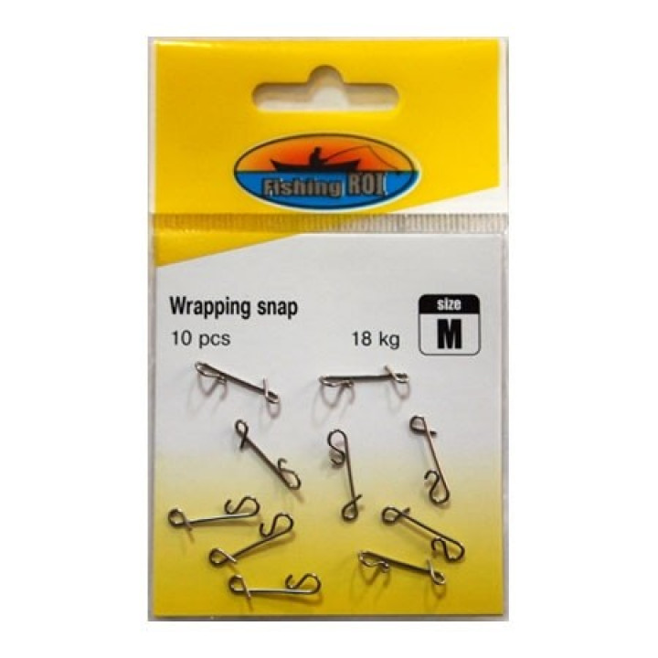 Безузловая застёжка Fishing ROI Wrapping snap L