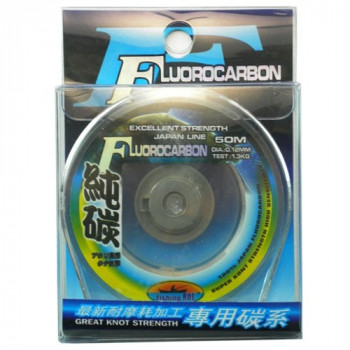 Леска Fishing ROI Fluorocarbon (compact) 0.12mm 50m 0.12mm 50m