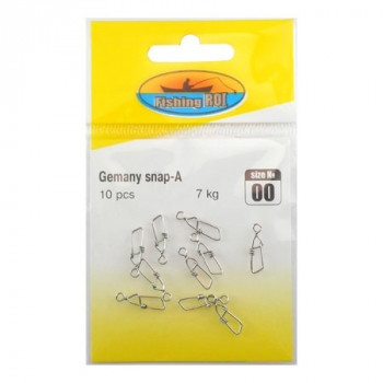 Застёжка Fishing ROI Gemany snap-A 7kg №00 7kg №00