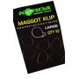 Клипса для наживки Korda Maggot Klip XSmall 10шт. Чёрный