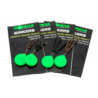 Стопор подгружеватель поводка KORDA Sinker L Green