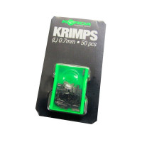 KORDA Трубочки обтискні Spare Krimps 0.7mm чорний