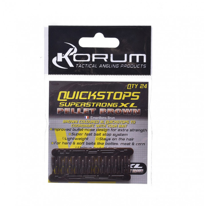 KORUM Стопор для насадки XL QUICKSTOP-BROWN