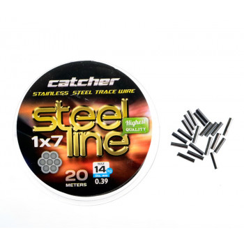 Поводковый материал Catcher Stainless steel 1x7 trace wire 20м 14кг.