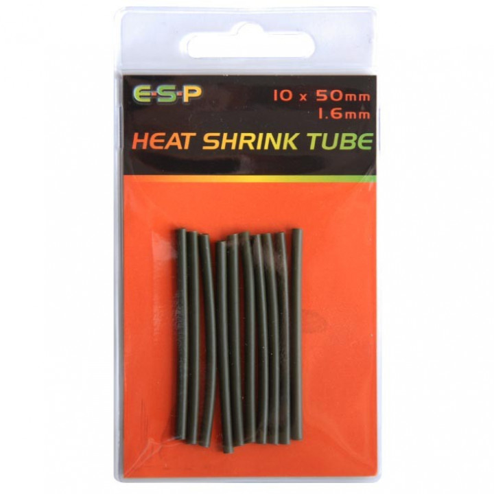 ESP Термоусадка Heat Shrink Tube 10шт. 1.6 мм x 50мм Green