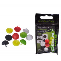 Плаваючі стопори для бойлів Carp Pro MIX COLOR половинка бойла 10шт.