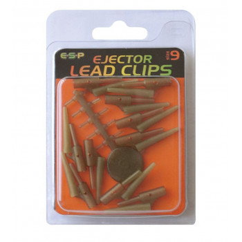 ESP Безпечна кліпса Ejector Lead Clip 10шт. №9 Brown