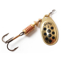 Блесна MEPPS AGLIA DECOREE 6.5g Золото+Чёрные точки