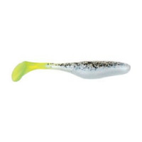 Виброхвост Bass Assassin Sea Shad 10cm (10шт) 10 10 Salt & Pep. Silver Phantom/ Chartreuse Tail.