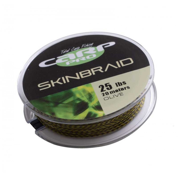 Поводковий матеріал Carp Pro Skinbraid Olive 20m 25lb