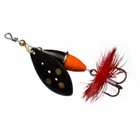 Блесна MYRAN Wipp Svart/Orange 15g Чёрный