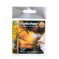 Поводок с тройником Catcher Stainless steel 1x7 25см 8кг