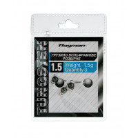 Вольфрамовое грузило разборное Flagman TUNGSTEN в уп. 10