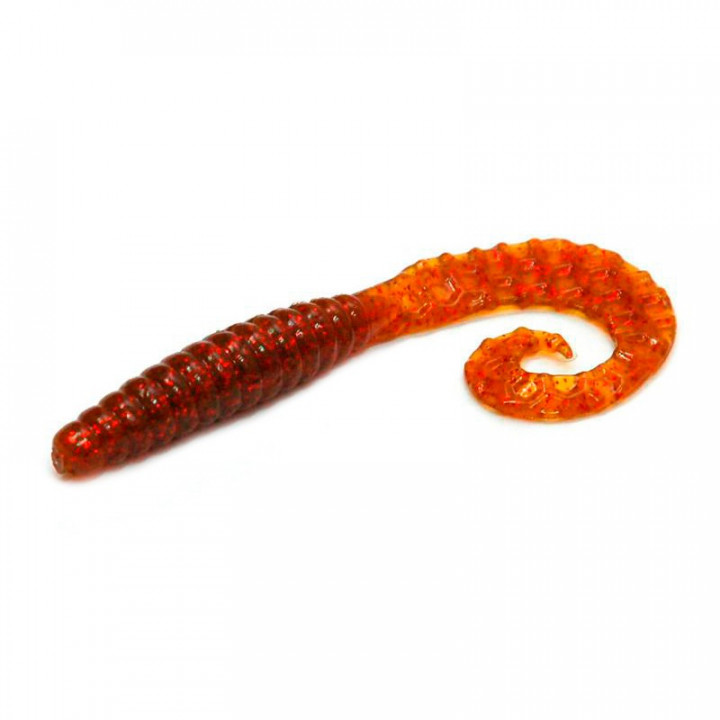 Твистер Bait Breath Curly Grub 2.5" 63mm 10шт. Ur23