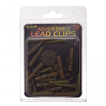 Безопасная клипса ESP Adjustable lead clips 10шт. №9 Green