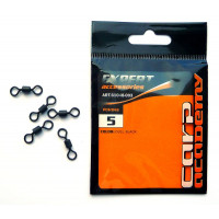 Вертлюг посилений матовий Carp academy swivel with eye