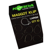 Кліпса для наживки Korda Maggot Klip XSmall 10шт. Чорний