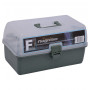 Ящик пластиковый 3-х полочный Flagman серый 36х20х20