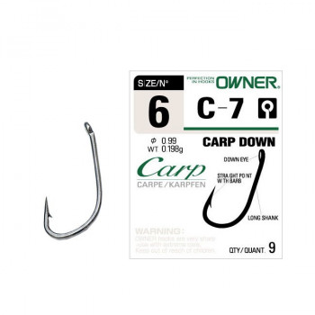 Крючки Owner Carp Down C7-53267 2