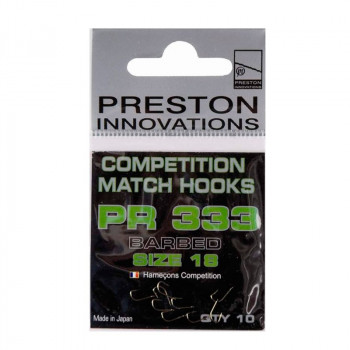 Крючки PRESTON Competition Hooks 333 №20