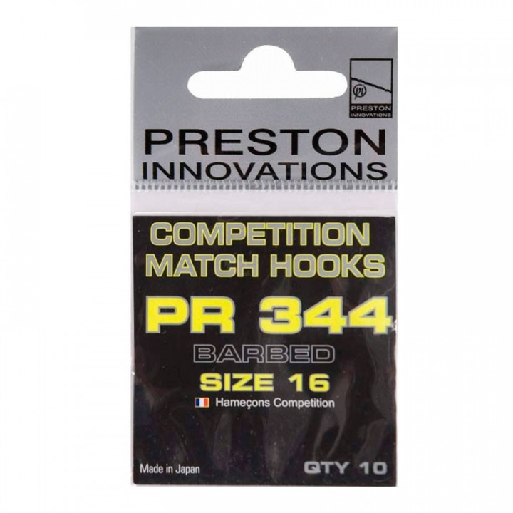 Гачки PRESTON Competition Hooks 344 №10