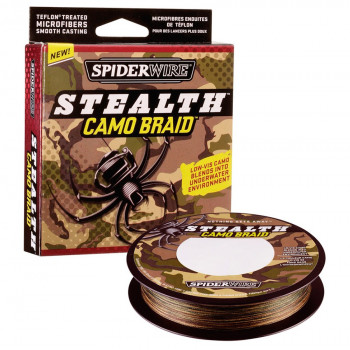 Шнур Spiderwire Stealth 0.2mm 110м 18кг Camo