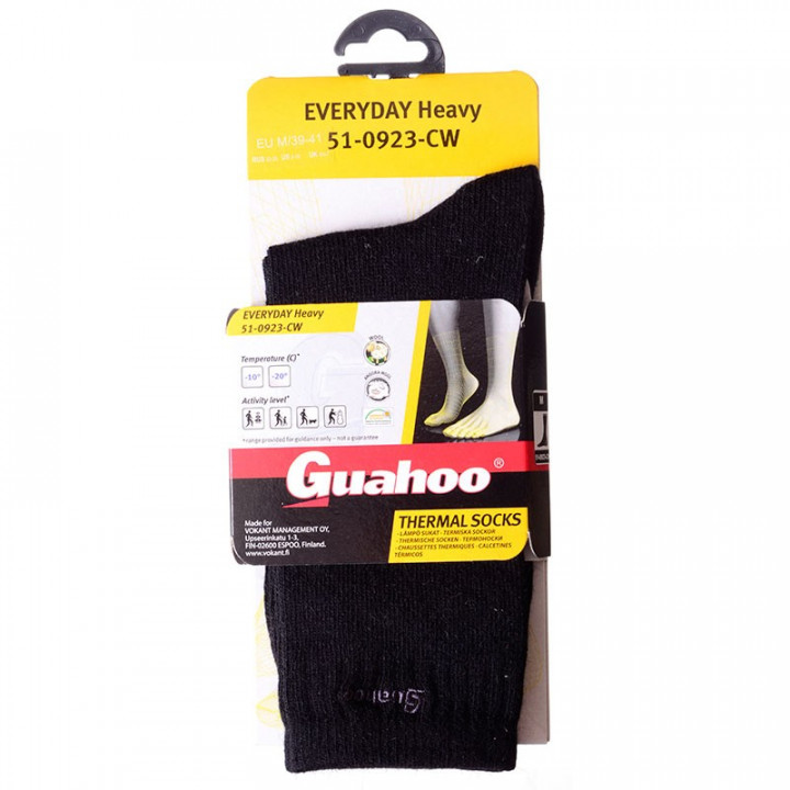 Носки Guahoo Everyday Heavy Health Angora Black M(39-41)