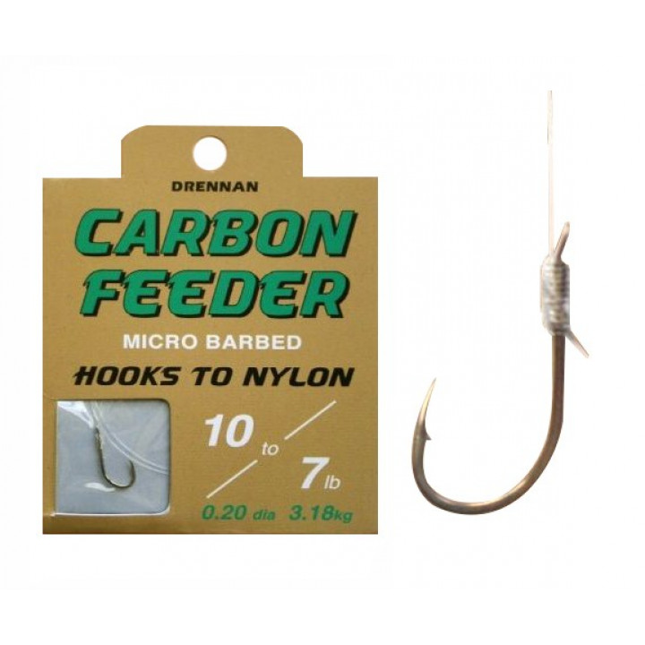 DRENNAN Готовые поводки Carbon Feeder 14 5lb