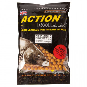 SONUBAITS Бойлы ACTION BOILIES 500g 10mm Pineapple