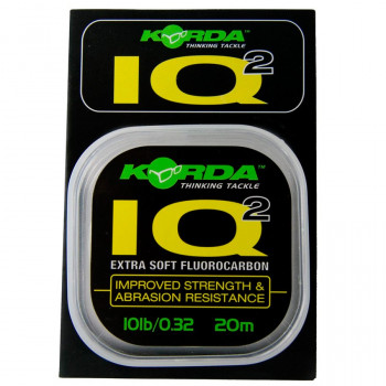 Лісочка-флюорокарбон Korda IQ2 Extra Soft 20m 0.47mm Прозорий