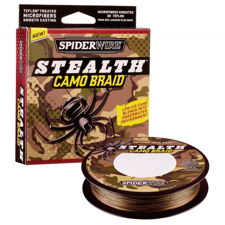 Шнур Spiderwire Stealth Camo 110m 0.38mm 33.9kg Camo