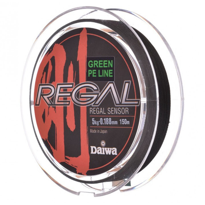Шнур DAIWA REGAL SENSOR 0.21mm 150m 7.5kg зелений