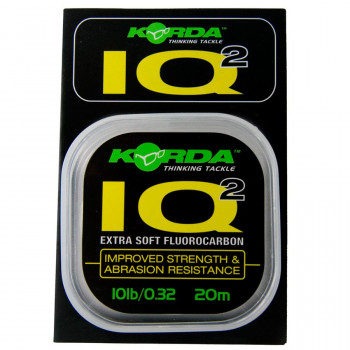 Леска-флюорокарбон Korda IQ2 Extra Soft 20m 0.40mm Прозрачный