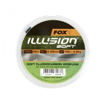 FOX Леска флюорокарбон Soft Illusion 0.28 20 10 (4.6кг)